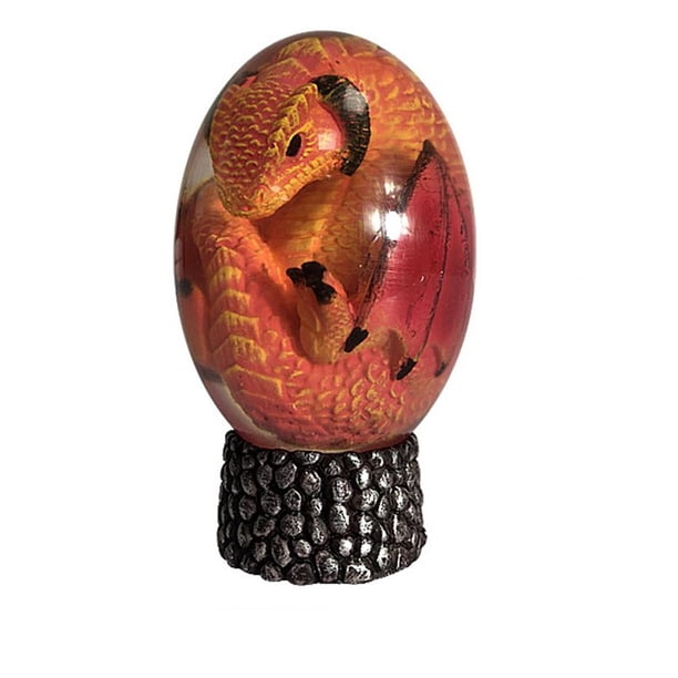 Naiovety Dino dinosaurios huevos de dragón resina brillante dinosaurios huevo adornos para el hogar colecciones y regalos para amigos Decoración del hogar No.6 Naiovety HA042882-06