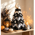 thumbnail image 6 of DIY Halloween Quilted Fabric Tree Kit, Complete Sewing Craft Supplies with Illustrated Guide, Cozy Spooky Farmhouse Halloween Craft Set Black Cat & Pumpkin, 6 of 6