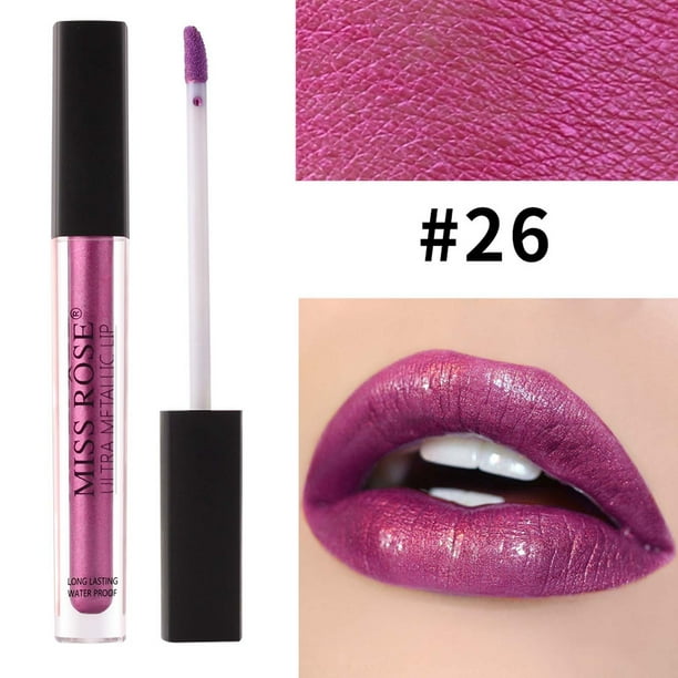 Xihbxyly Brillo de Labios Mate, Fórmula Antiadherente de Larga Duración, Selección de Colores Vibrantes, Textura Ligera y Resistente Al Agua, Perfecto para Fiestas, Oficina y Compras, Ideal para Cual