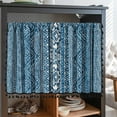 thumbnail image 6 of Fufafayo under $5 Kitchen Curtains, Window Valance Curtains, Light Blocking Short Curtain Panels, Rod Pocket Curtains for Small Window, Bathroom, Basement, 6 of 7