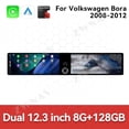 thumbnail image 3 of ZWNAV Dual 12.3 inch Screen Car Radio For Volkswagen Bora 2008-2012 Android GPS Navigation Multimedia Video Player Stereo Receiver Head Unit, 3 of 15