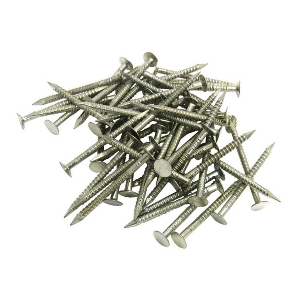 300 Pack 1-1/4" Electro Galvanized Ringed Drywall Nails