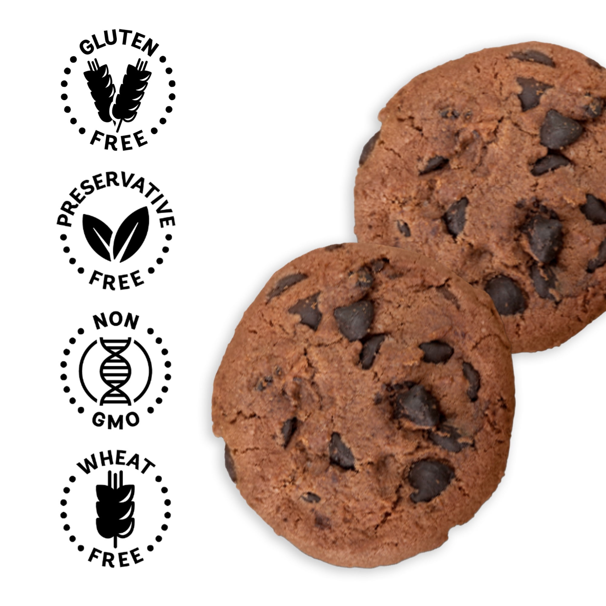 (3 pack) Schar Gluten Free Double Chocolate Soft Baked Cookies, Gluten Free Cookies, 7.4 oz
