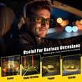 thumbnail image 3 of TINHAO HD Polarized Night Driving Glasses for Men Women Anti Glare Yellow Tinted Night Vision Glasses for Driving, 3 of 7