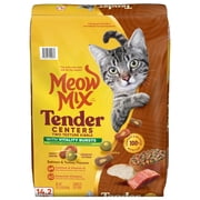 Meow Mix Tender Centers Vitality Bursts, Salmon & Turkey Flavor, Dry Cat Food, 14.2 lb. Bag