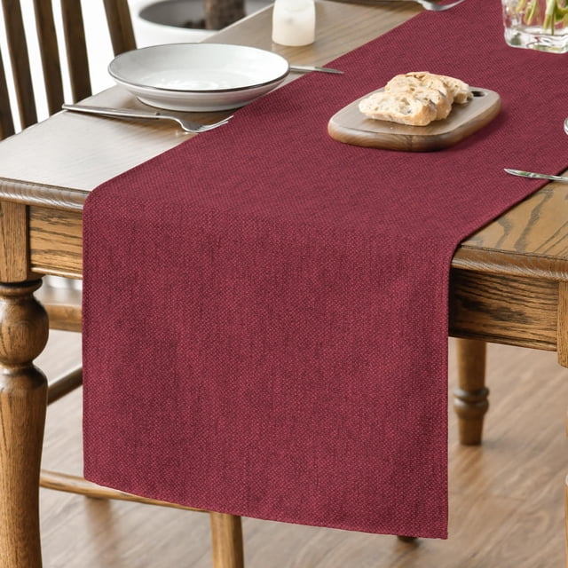 Camino de mesa Artoid Mode 33 x 229 cm, lavable, rojo