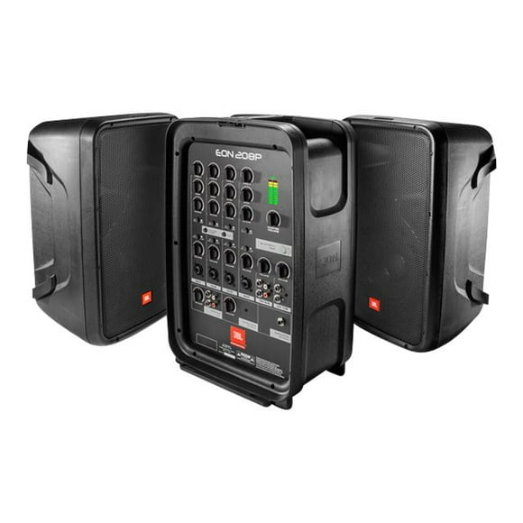 JBL Professional EON 208P - Speakers - for PA system - wireless - Bluetooth - 300 Watt (total) - 2-way