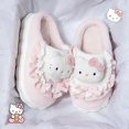 thumbnail image 1 of Zapatilla de Hello Kitty para mujer y niña, zapatilla cálida de dibujos animados Sanrio Melody, zapatilla de Casa antideslizante con plataforma, zapatos Kuromi, regalo de invierno, 1 of 4