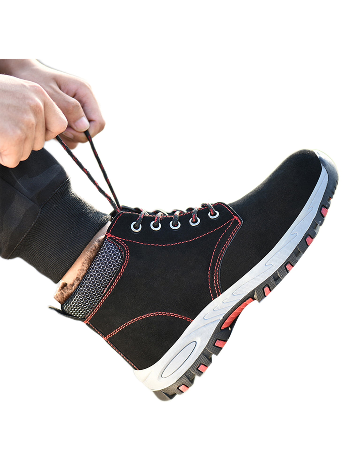 Rockomi Mens Comfort Work Shoes Antismash Steel Toe Safety Boot