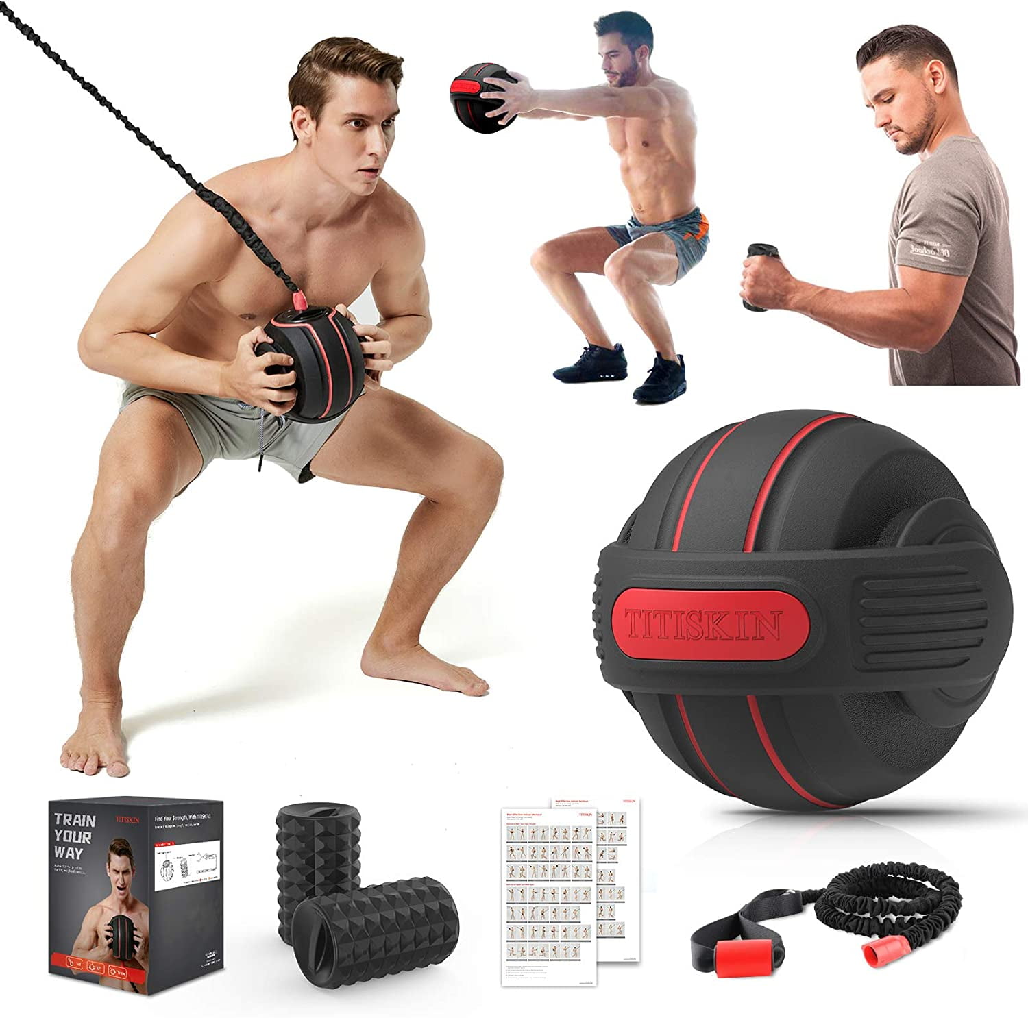 Yes4All 10 Lb. Slam Ball/Fitness Exercise Ball for CrossFit Workouts -  Walmart.com