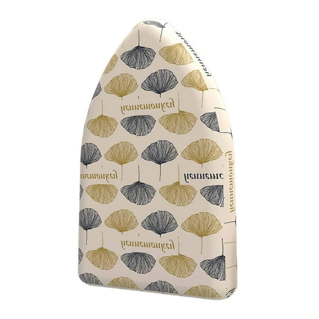Tabla de planchar de mano, guante de planchado portátil, fácil de limpiar, almohadilla de plancha para puños, hombros, apartamentos, salas de costura, Hojas de ginkgo