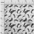 thumbnail image 2 of oneOone Cotton Poplin White Fabric Tropical Banana Leaf Sewing Material Print Fabric By The Yard 56 Inch Wide, 2 of 4