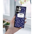 thumbnail image 5 of WIRESTER Shockproof Soft Rubber Cover Case for Samsung Galaxy S25 Ultra 6.8" 2025, Blue Composition Book, 5 of 5