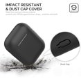 thumbnail image 5 of AhaStyle Silicone Case Cover [Front Visible] Compatible with AirPods 2 (2019) (Black), 5 of 5