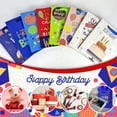 thumbnail image 3 of 8 Pack Birthday Gift Bags with Ribbon Handle and Tissue Paper Funny Glitter Happy birthday Gift Bags for Birthday Gift Wrapping Presents, 3 of 4