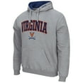 thumbnail image 2 of Men's Colosseum Heather Gray Virginia Cavaliers Arch & Logo 3.0 Pullover Hoodie, 2 of 3