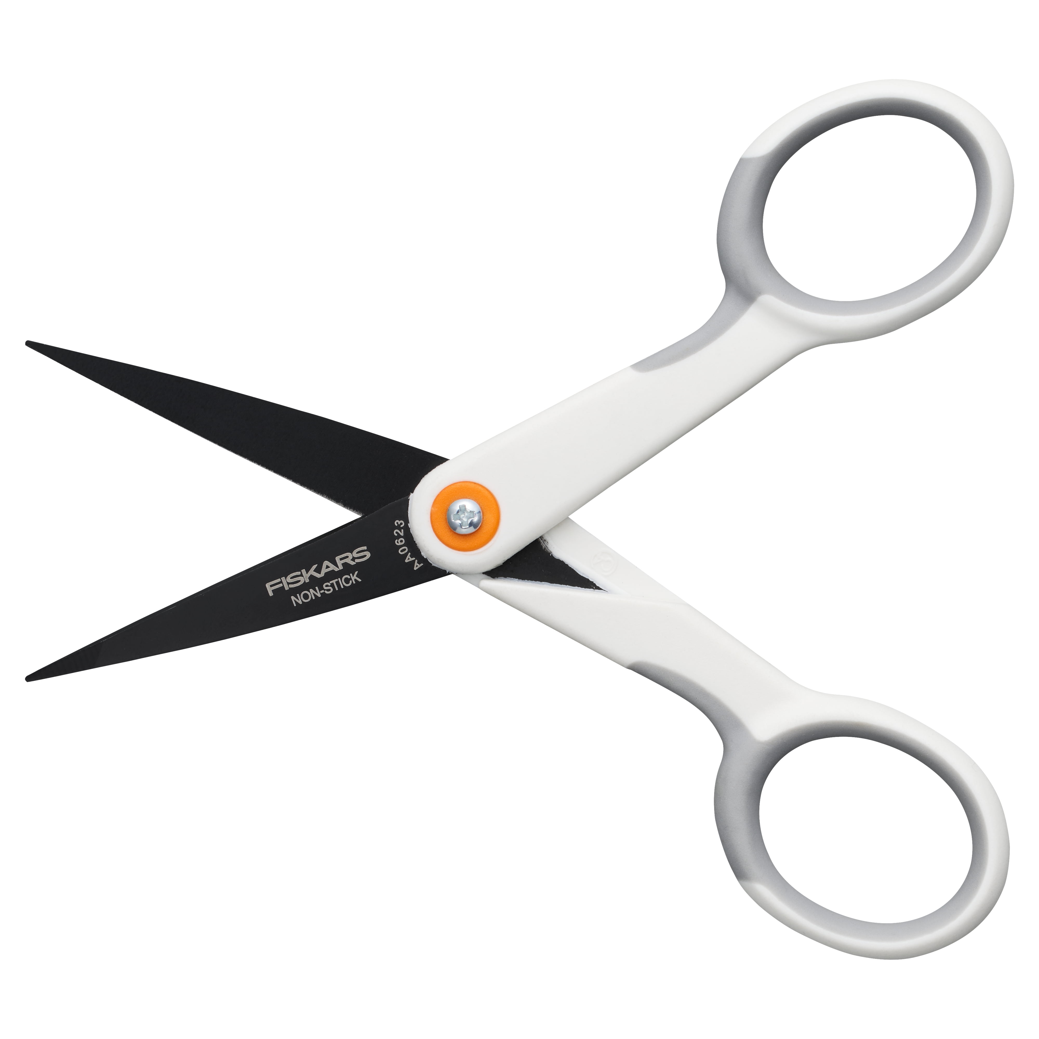 (2 pack) Fiskars 5" Micro-Tip Premier Scissors 5" with Softgrip