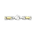 thumbnail image 3 of Men's Two-Tone Stainless Steel H-Link Chain, 24" - Brilliance Fine Jewelry, 3 of 4