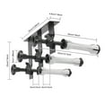 thumbnail image 2 of Wall Mount Backdrop Elevation Device, Manual Photography Background Lifter 3-Roller Manual Background Support Device, 2 of 22