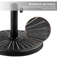 thumbnail image 4 of Yaheetech Parasol de Marché pour Patio, Base Ronde en Résine, Poids de 22 lb, Noir, 4 of 7