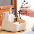 thumbnail image 4 of Desk Organizer Storage Box, Multi-Compartment Desk Stationery, Adjustable Dividers, Modern Office Design, For Home Office, Paper Supply Container, Office Supply Holder, Small Desk Accessorie, 4 of 8