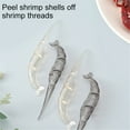 thumbnail image 6 of HJQEQVD 3PCS Shrimp Peeler Deveining Tool Cleaner Deveiner Desheller for Raw Shrimps Shell Peeling Husking Waste Vein Cleaning Getting Theneat Out of Crab Knuckle Kitchen Gadget Utensil, 6 of 9