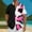 Pink, variant on Styesk T Shirts for Man Men's Casual Shirt Short Sleeve Vintage Bowling Shirt Cuba Beach Summer Shirts Button Up Shirt