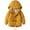 Yellow, variant on Staki Girls Hooded Puffer Jacket with Bear Ear Lightweight Warm Winter Coat Outerwear With Pockets Baby Boy Winter Coat 3T,4T,5T,6-10Y(Yellow,3-4 Years)