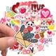 thumbnail image 4 of 50pcs Love Stickers For Notebook Laptop, Pink Stickers, Vintage Valentine's Day, 4 of 5