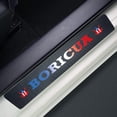 thumbnail image 2 of Hangoo 4pcs Puerto Rico Coqui Carbon Fiber Car Door Front/Rear Sill Plate Protectors, Boricua Coqui Car Accessories,Reflective Sticker Decorative Door Entry Guard Door Threshold Scratch Pad Film, 2 of 6