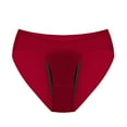 thumbnail image 1 of Charmgo Culottes Menstruelles pour Femmes, Couleur Unie, Grande Taille, Anti-Fuites, Conservatrices, Taille Basse, Culottes de Règles, Shorty Taille Basse, Culottes Post-Partum, Culottes de Règles pour Femmes, Rouge, TP, 1 of 5
