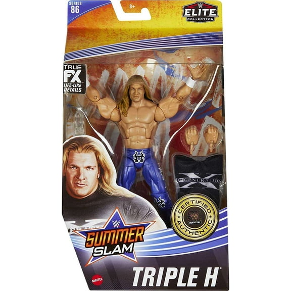 WWE Wrestling Series 86 Triple H Action Figure (Purple Gear, Regular Version)