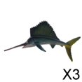 thumbnail image 1 of 3X Modelo Animal Realista Figura Vela Estatuilla Baoblaze 3 Piezas, 1 of 8