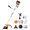 Orange Aluminium, variant on 52cc Gas Weed Eater String Trimmer Brush Cutter, 2-in-1, 10'' Blade, Shoulder Strap