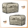 thumbnail image 3 of Uemuo Vineyard Landscape Print Toaster Cover 2 Slice, Small Kitchen Appliance Covers, Toaster Oven Cover with Loop, Bread Machine Cover Dust Cover Protection, 3 of 7