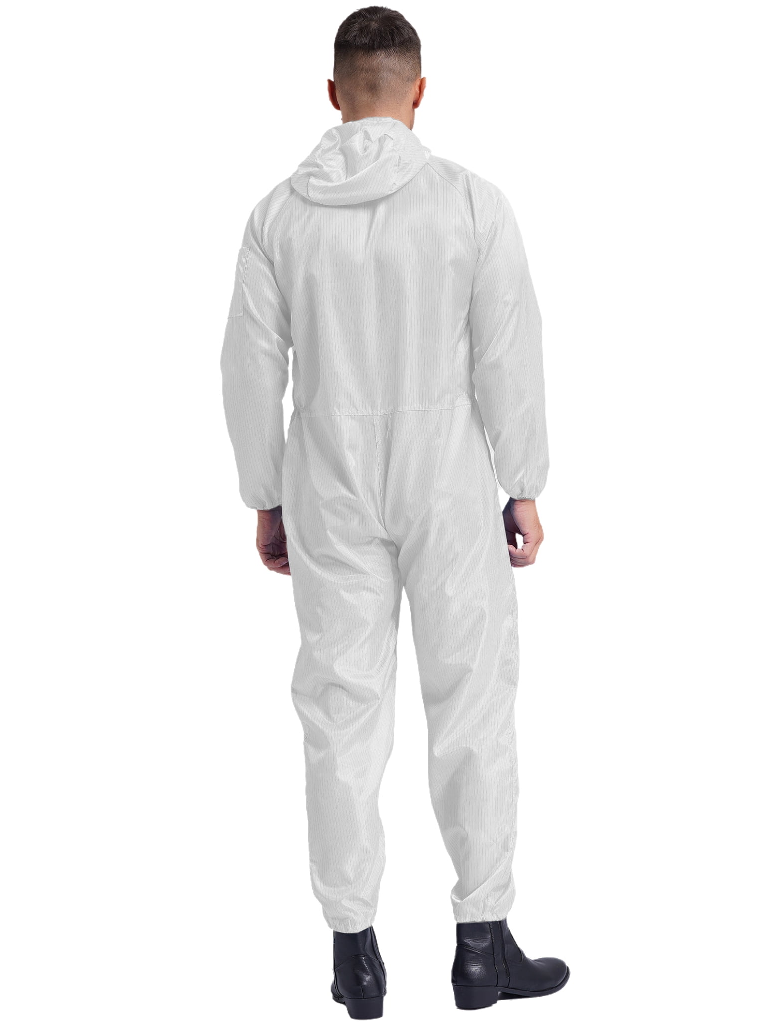 Haitryli Mens Anti-Static Bodysuit Coverall Zip Up Jumpsuit Haitryli Mens Anti-Static Bodysuit Coverall Zip Up Jumpsuit