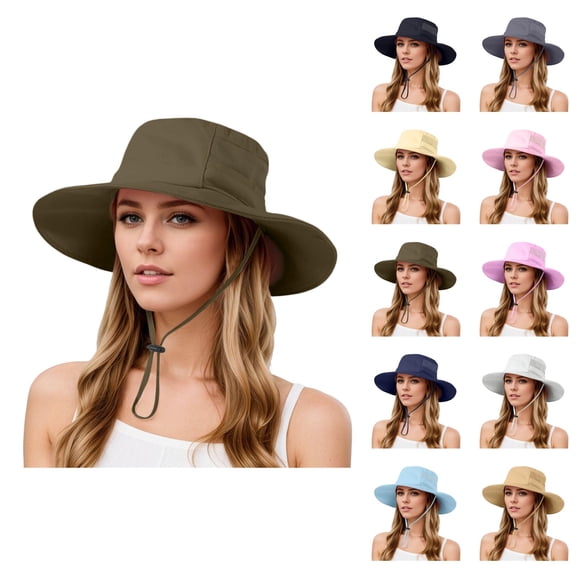 Bucket Hats for Men Women Summer Wide Brim Breathable Boonie Hat Uv Protection Sun Hat Fishing Hiking Hats