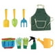 thumbnail image 1 of Juego de herramientas de jardinería para niños de 9 piezas: perfecto para jugar en la arena o en la playa, 1 of 10
