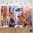 thumbnail image 3 of Zootopia Judy Hopps Nick Wilde Nursery Backdrop poster Wall Art Decor 12x18 UNFRAMED, 3 of 3