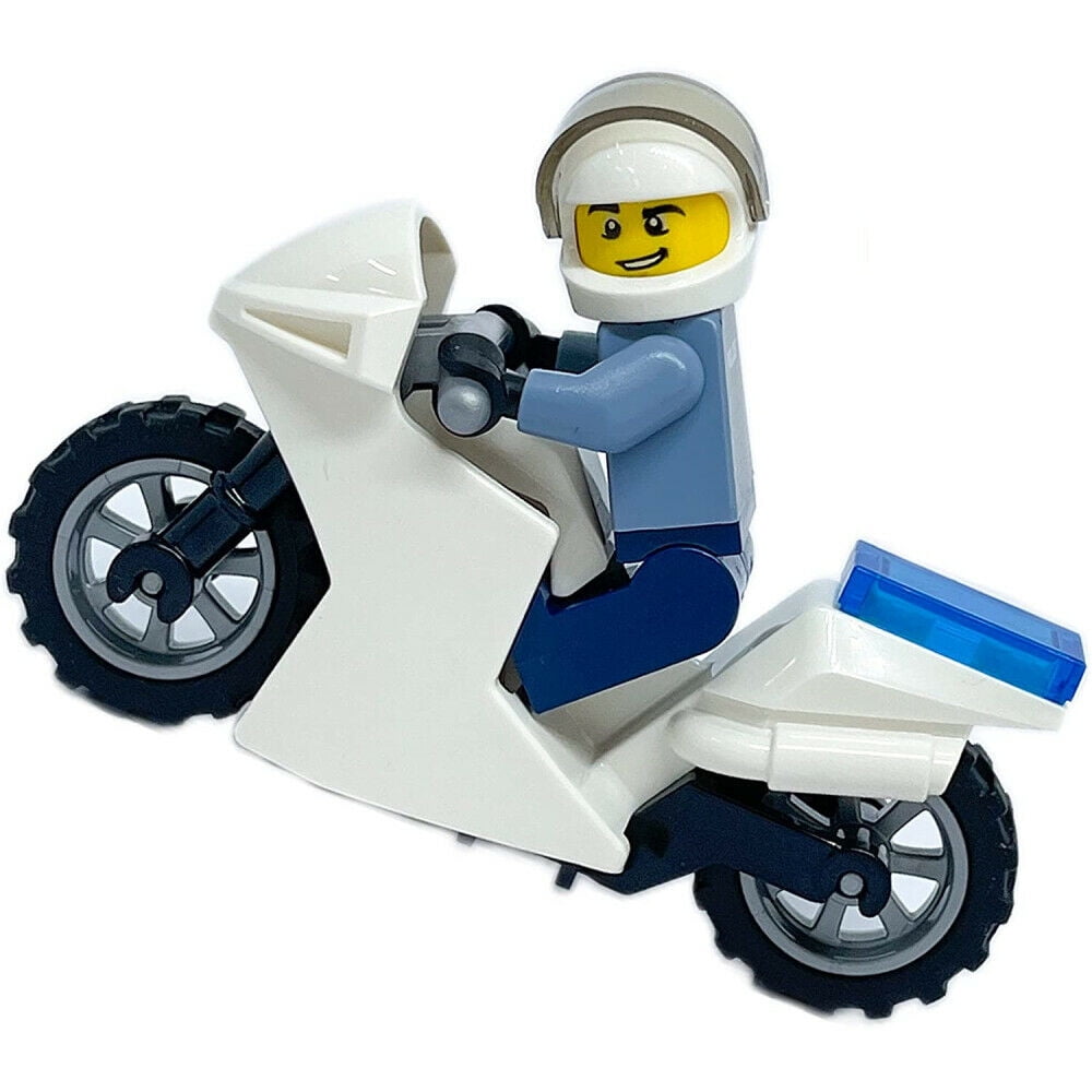 LEGO City Police Man with Motorcycle
