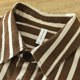 thumbnail image 3 of Camisas s Para Hombre Manga Corta Camisa de estilo cargo a vintage de primavera y otoño para hombre Camisa de manga larga suelta para hombres (Coffee, M), 3 of 7