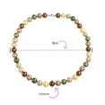 thumbnail image 4 of Bling Jewelry Womens Classic Multicolor Hand Knotted Simulated Pearl Strand Necklace 10MM, 4 of 5