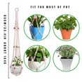 thumbnail image 4 of Flower Pot Hanger Indoor Outdoor Plants Hanging Basket Cotton Rope Plant Pot Holder, 4 of 10