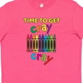 thumbnail image 4 of Inktastic Time to Get Cray Cray Crayons Humor Youth T-Shirt, 4 of 5