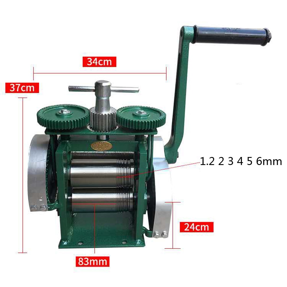 Manual Combination Rolling Mill Machine Jewelry Press Making Flake & Round Wire For The Jewelry Industry And Artisans.