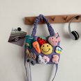 thumbnail image 4 of Bolso de hombro de lona para niñas bolsos cruzados informales de dibujos animados para mujeres regalos para niños, 4 of 9