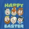 thumbnail image 2 of Boy's The Flintstones Happy Easter Family Portraits  Graphic Tee Royal Blue Medium, 2 of 5