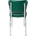 thumbnail image 3 of Richardson Seating Diner Chair with 2" Box Seat-Color:Green, 3 of 7