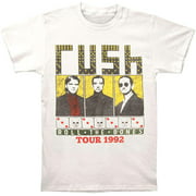 Control Industry Rush Mens Roll The Bones 1992 Tour Slim Fit T-Shirt White