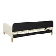 thumbnail image 6 of Euroco Upholstered Twin Size Sofa Bed, Tufted Daybed with Armrest for Living Room, Beige, 6 of 10